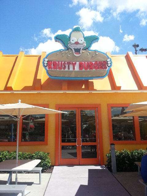 Krusty Burguer Universal Studios